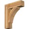 Ekena Millwork Thorton Block Rough Sawn Bracket, Western Red Cedar, 6"W x 24"D x 28"H BKT06X24X28THR05RWR - alternate 1
